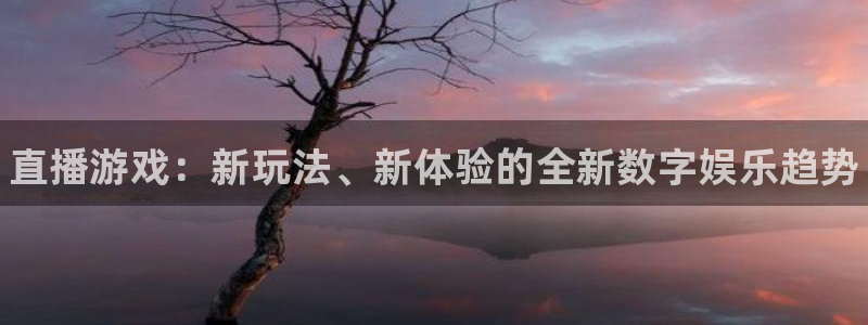 极悦娱乐注册开户：直播游戏：新玩法、新体验的全新数字娱乐趋势
